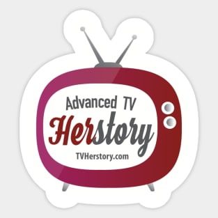 Classic Advanced TV Herstory Tee Sticker